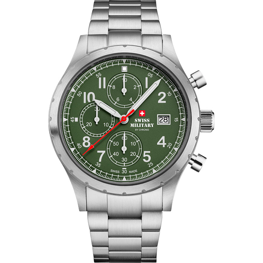 Часы Swiss Military Field Chronograph SM34117.03